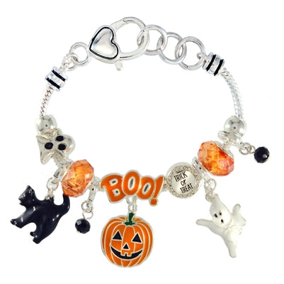 BOO Halloween Charm Bracelet | Style: 411032610030 | SKU: 450000660030