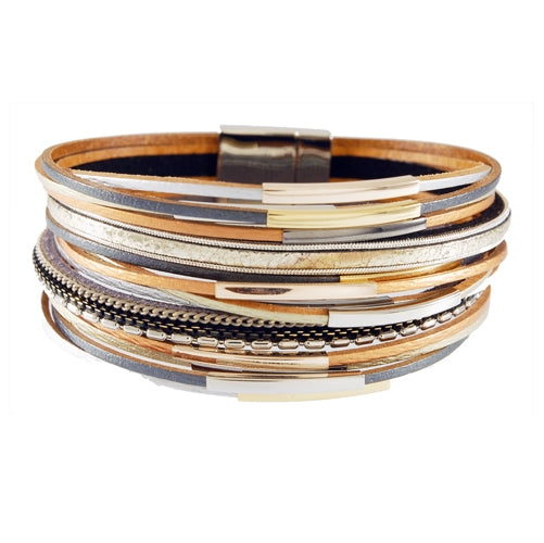 Leatherette Cuff Bracelet | Style: 411033484123