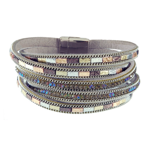 Leatherette Cuff Bracelet | Style: 411033487154