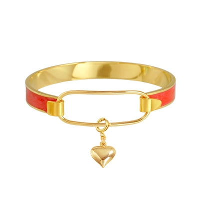 Red Enamel Charm Bracelet | Style: 411143551056