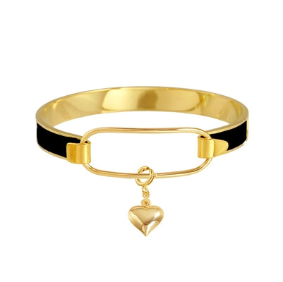 Black Enamel Charm Bracelet | Style: 411143552063