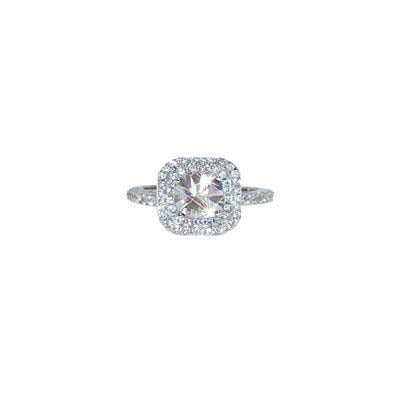 Clear CZ with Pave, Ring | Style: 411070005008