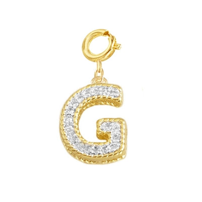 "G" Pave Charm | Style: 411130025278