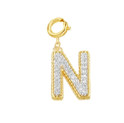 "N" Pave Charm | Style: 411130031339