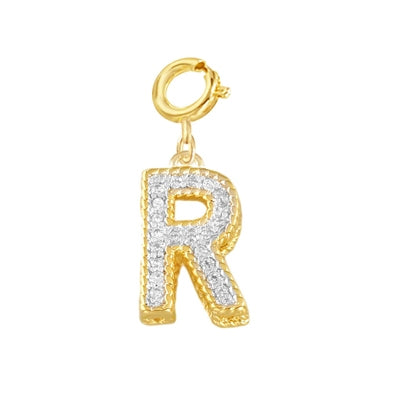 "R" Pave Charm | Style: 411130033353