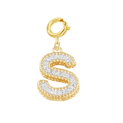 "S" Pave Charm | Style: 411130034360