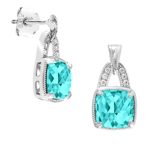 Sterling Silver CZ Drop Earring | Style: 413064117621