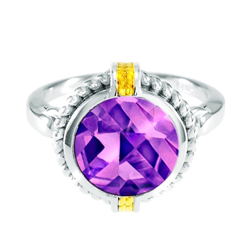 Sterling Silver Lavender CZ Ring | Style: 413074112287