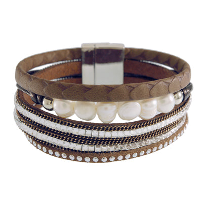Leatherette Cuff Bracelet | Style: 411032316618