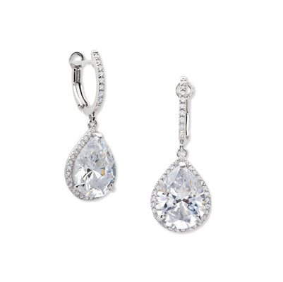 Diamondess CZ Teardrop Dangle Earrings | 
Style: 444061211141 (50000511141)