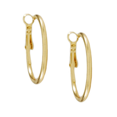 1.75" Goldtone Hoop Earrings | 425090212032