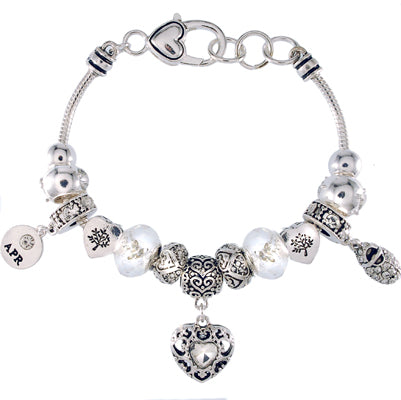 April Birthstone Charm Bracelet | Style: 411032350831 (450000597831)