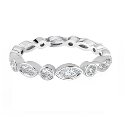 Silvertone & Clear Eternity Ring | Style: 429042836000