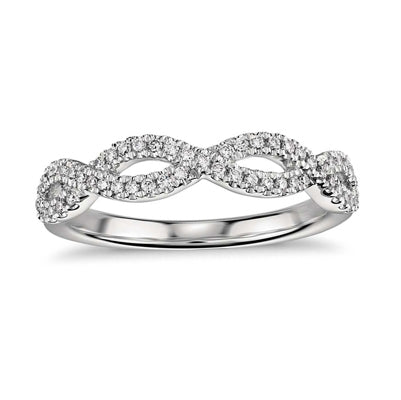 Braided Pave Eternity Ring | Style: 429042905000