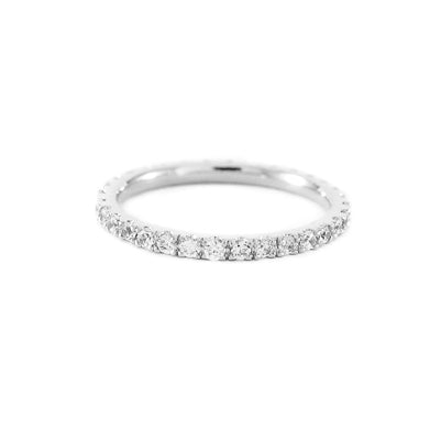 Silvertone & Clear Crystal Ring | Style: 429040078006
