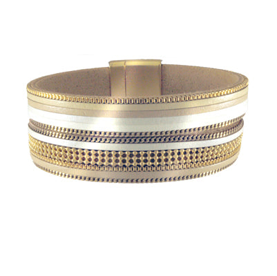 Leatherette Wrap Bracelet | 411032397341