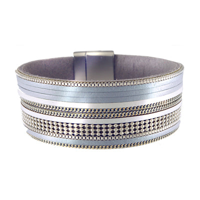 Leatherette Wrap Bracelet | 411032397334