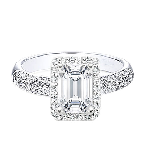 Diamondess Emerald Cut CZ Ring | Style: 433070119000