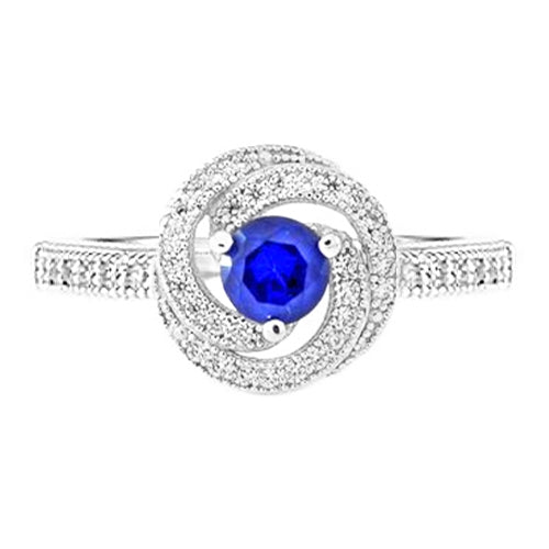 Diamondess CZ Micro Pave Swirl Ring | Style: 433070129003