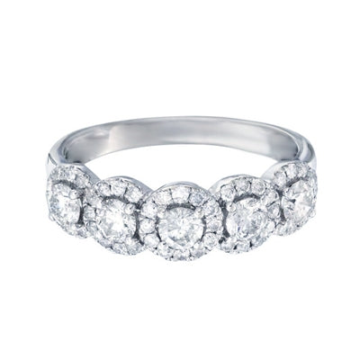 Diamondess Pave Surrounded CZ Band | Style: 433070146000