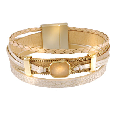 Leatherette Cuff Bracelet | Style: 411032396310