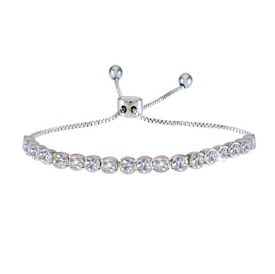 Pullchain CZ Tennis Bracelet | Style: 411032421097