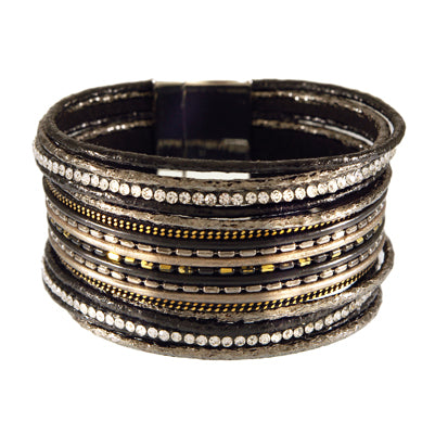 Leatherette Cuff Bracelet | Style: 411032438993