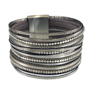 Leatherette Cuff Bracelet | Style: 411032439020