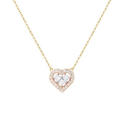 Diamondess CZ Heart Necklace | Style: 444023311176