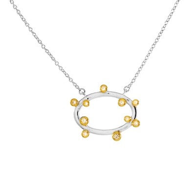 Diamondess 2-Tone CZ Necklace | Style: 444023314206