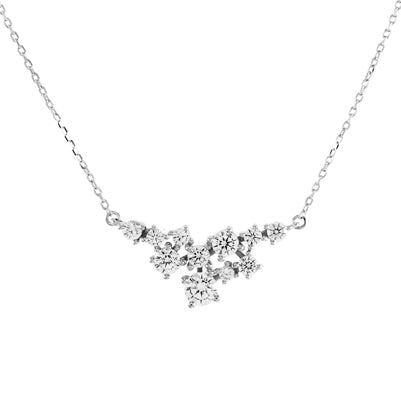 Diamondess CZ Cluster Necklace | Style: 444023317237