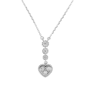 Diamondess CZ Heart Necklace | Style: 444023353602