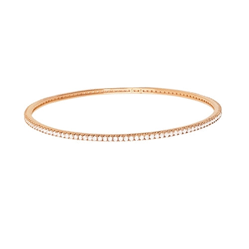 Diamondess CZ Rosegold Bangle Bracelet | Style: 444031129168