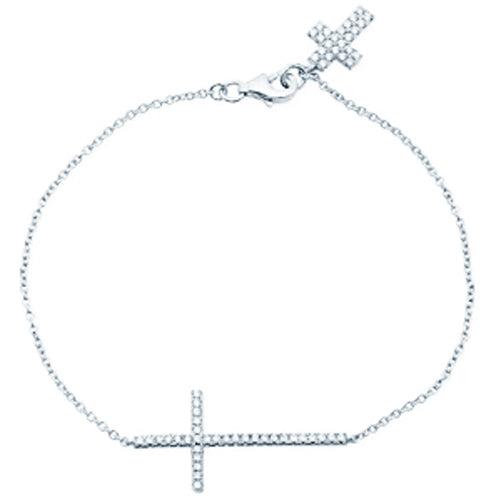 Diamondess CZ Cross Bracelet | Style: 444031345520