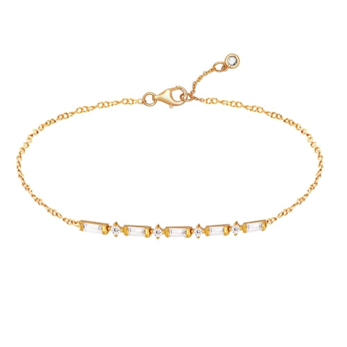 Diamondess Baguette CZs Bracelet | Style: 444031999331 (50000589331)