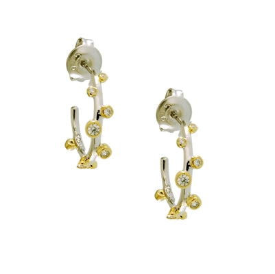 Diamondess Half Hoop Earrings | Style: 444063359664