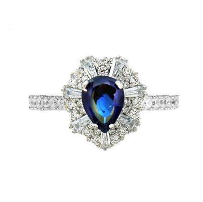 Diamondess Sapphire CZ Ring | Style: 444073401000