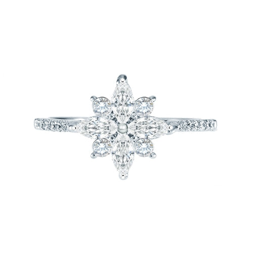 Diamondess Starburst CZ Ring | Style: 444073409000