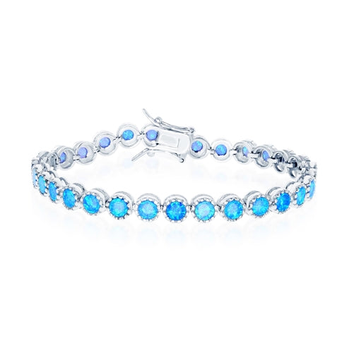 Sterling Blue Inlay Bracelet | Style: 446032903284