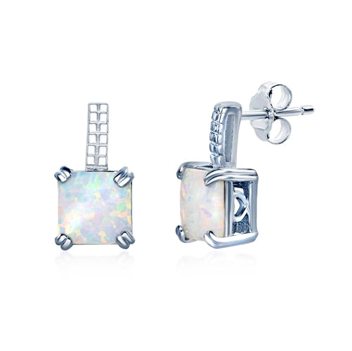 Sterling White Opal Stud Earring | Style: 446062905147