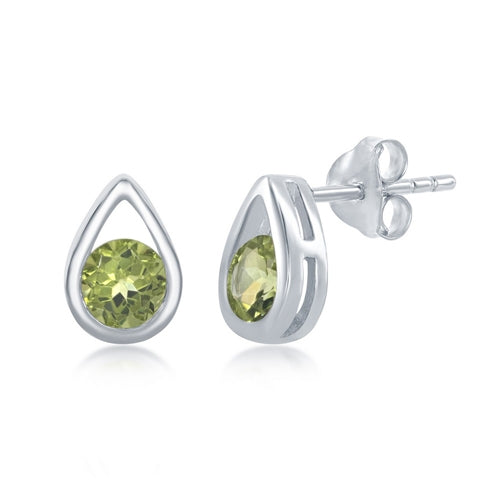 Sterling Peridot Stud Earring | Style: 446062913931