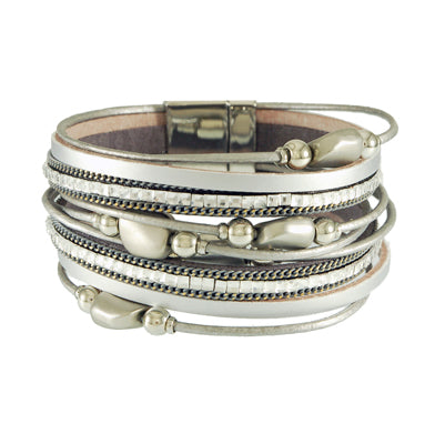 Leatherette Cuff Bracelet | Style: 411032804026