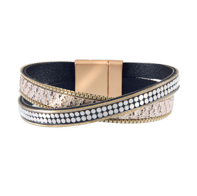 Leatherette Cuff Bracelet | Style: 411032805040