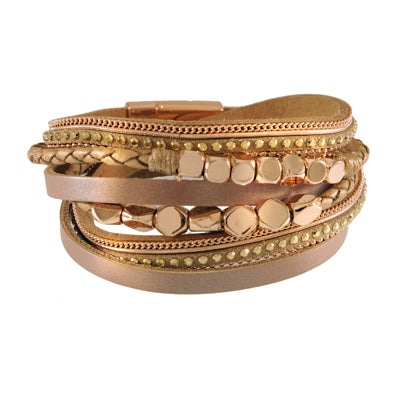 Leatherette Cuff Bracelet | Style: 411032440037