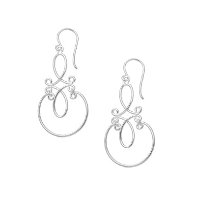 Sterling Silver Filagree Earring | Style: 413062243235