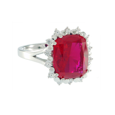 Diamondess Ruby CZ Ring | Style: 444072425000