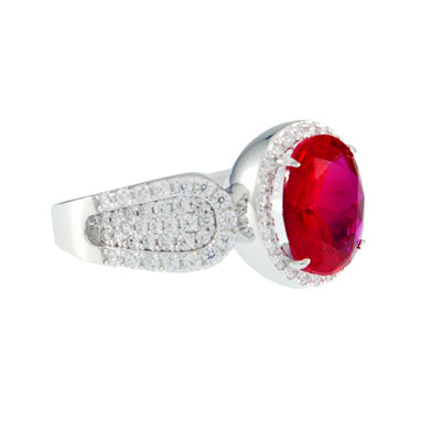 Diamondess Ruby CZ Ring | Style: 444072368000