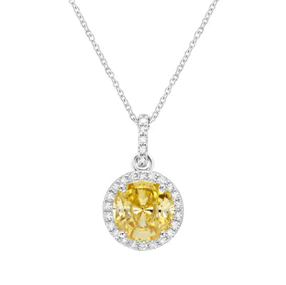 Diamondess Canary CZ Necklace | Style: 444021973204