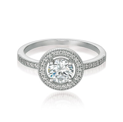 Diamondess Pave Halo Ring | Style: 444071934000