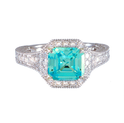 Diamondess Aqua CZ Ring | Style: 444071179000